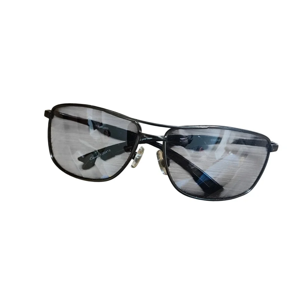 Foster Grant EG0412 Oscar POL FWG Mens Polarized Sunglasses Gunmetal Black